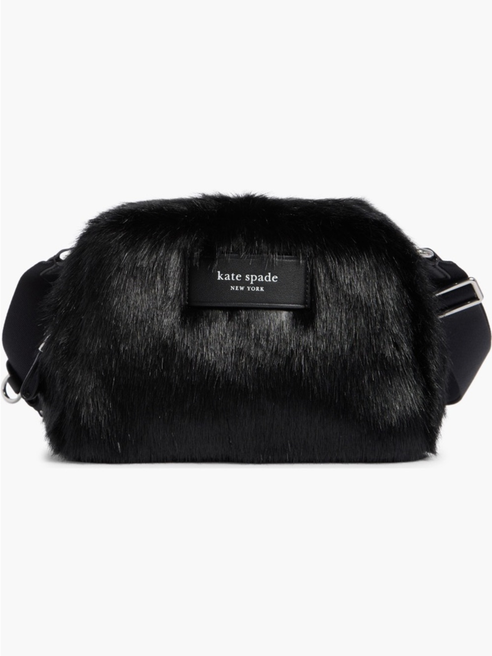 Kate Spade Puffed Faux Fur Crossbody Bag NWT